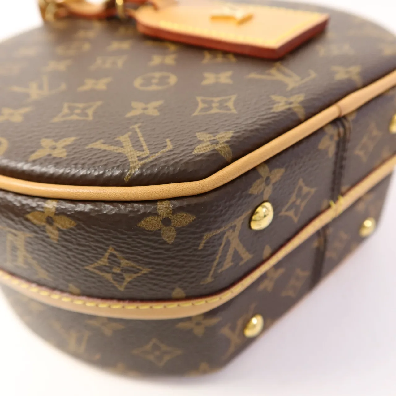 LOUIS VUITTON Petite Boite Chapeau M43514 兩用包 塗層帆布 棕色 / Brown 塗層帆布 中古品A - 縮圖 14
