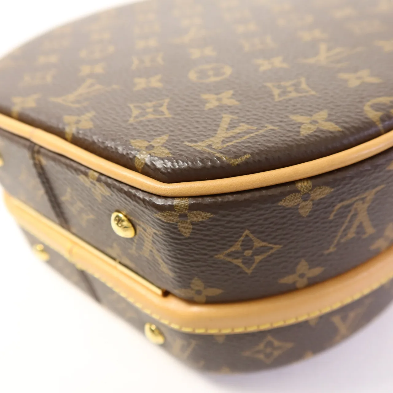 LOUIS VUITTON Petite Boite Chapeau M43514 兩用包 塗層帆布 棕色 / Brown 塗層帆布 中古品A - 縮圖 15