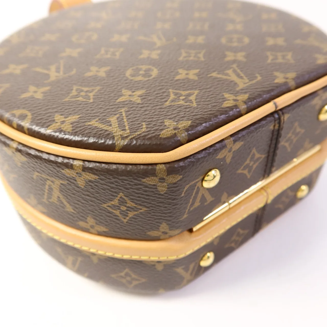 LOUIS VUITTON Petite Boite Chapeau M43514 兩用包 塗層帆布 棕色 / Brown 塗層帆布 中古品A - 縮圖 16