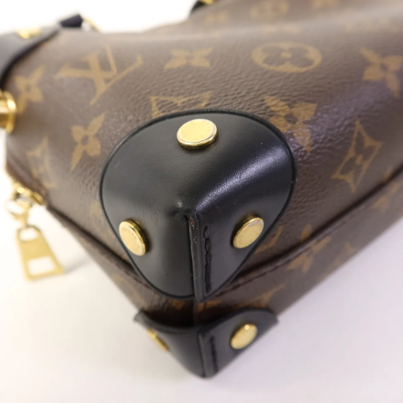 LOUIS VUITTON Petite Malle Souple M45571 兩用包 塗層帆布 棕色 / 黑色 / Brown 塗層帆布 中古品A - 縮圖 16