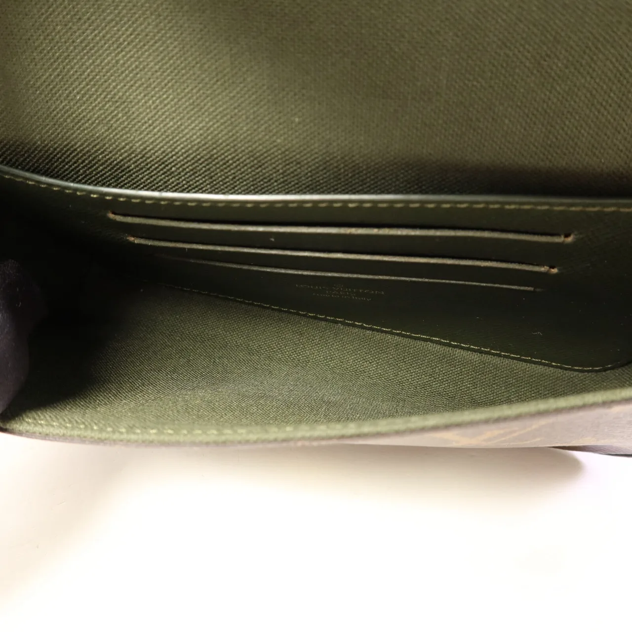 LOUIS VUITTON Felicie M80091 肩背包 塗層帆布 棕色 / 綠色 / Brown/Khaki 塗層帆布 中古品A - 縮圖 7