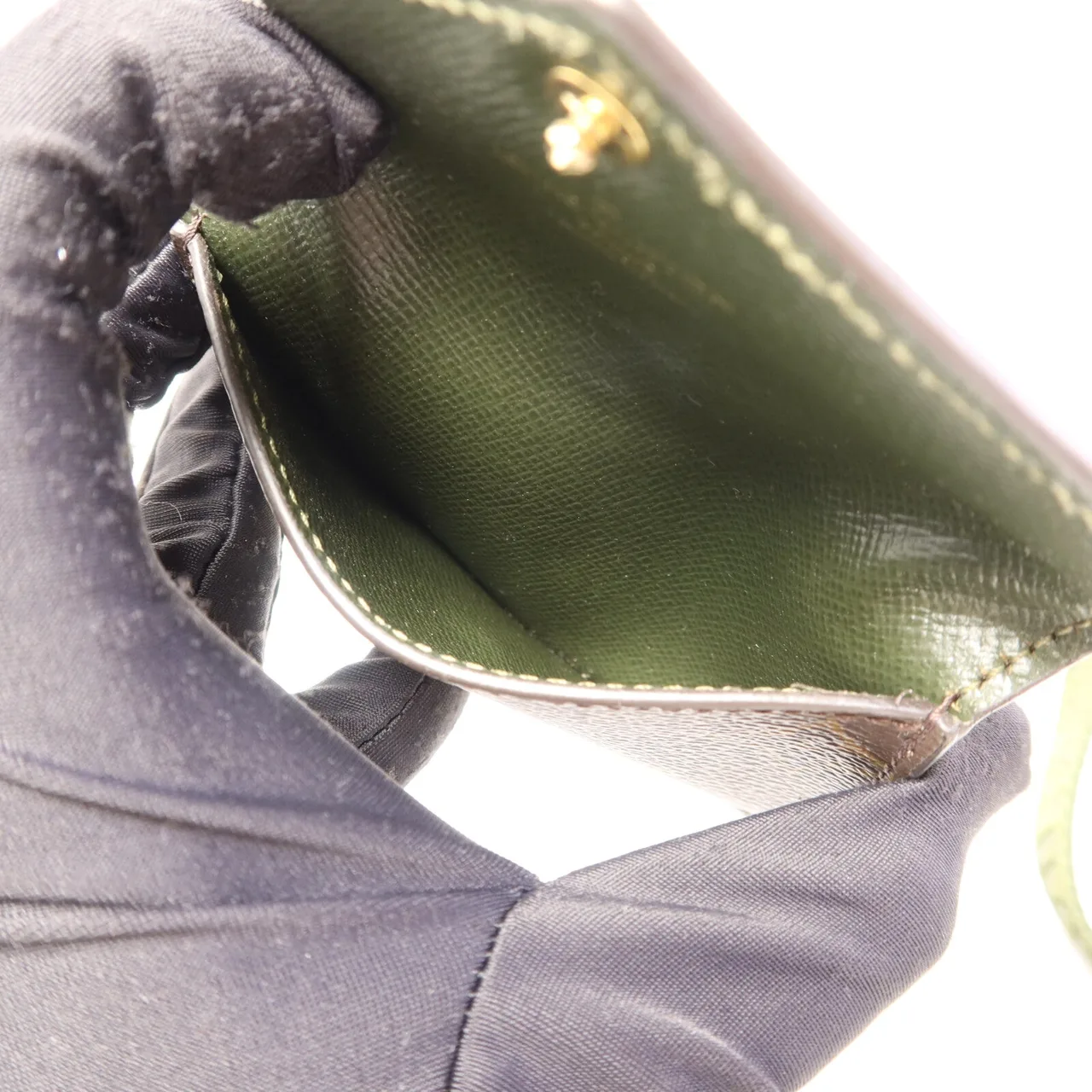 LOUIS VUITTON Felicie M80091 肩背包 塗層帆布 棕色 / 綠色 / Brown/Khaki 塗層帆布 中古品A - 縮圖 15