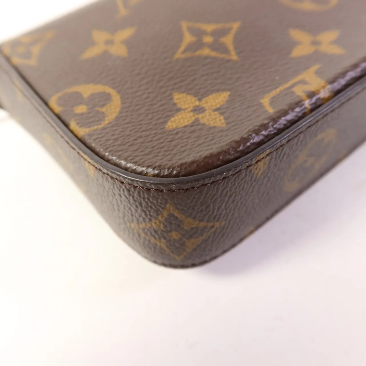 LOUIS VUITTON Felicie M80091 肩背包 塗層帆布 棕色 / 綠色 / Brown/Khaki 塗層帆布 中古品A - 縮圖 19