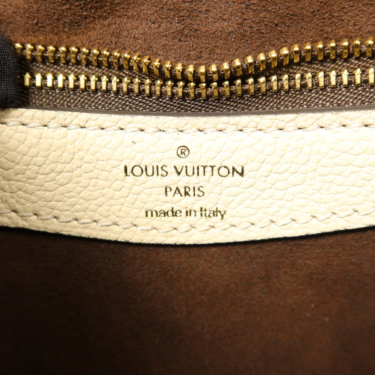 LOUIS VUITTON Diane M46388 兩用包 牛皮 米色 / Cream 牛皮 中古品A - 縮圖 7