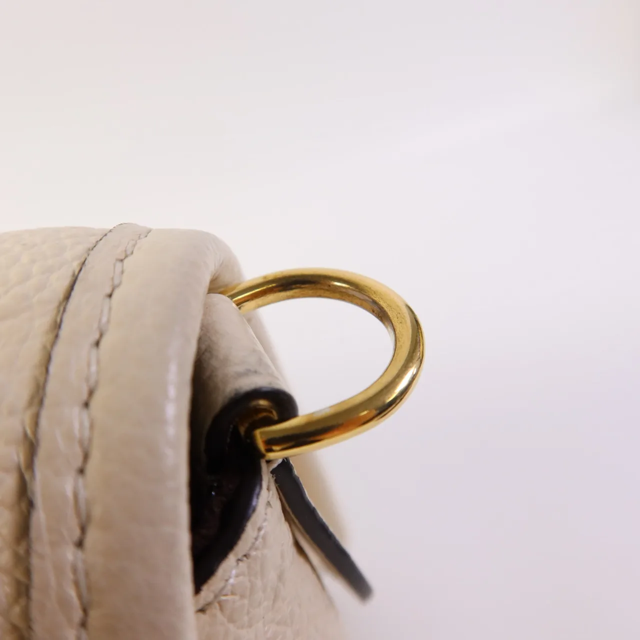 LOUIS VUITTON Diane M46388 兩用包 牛皮 米色 / Cream 牛皮 中古品A - 縮圖 15