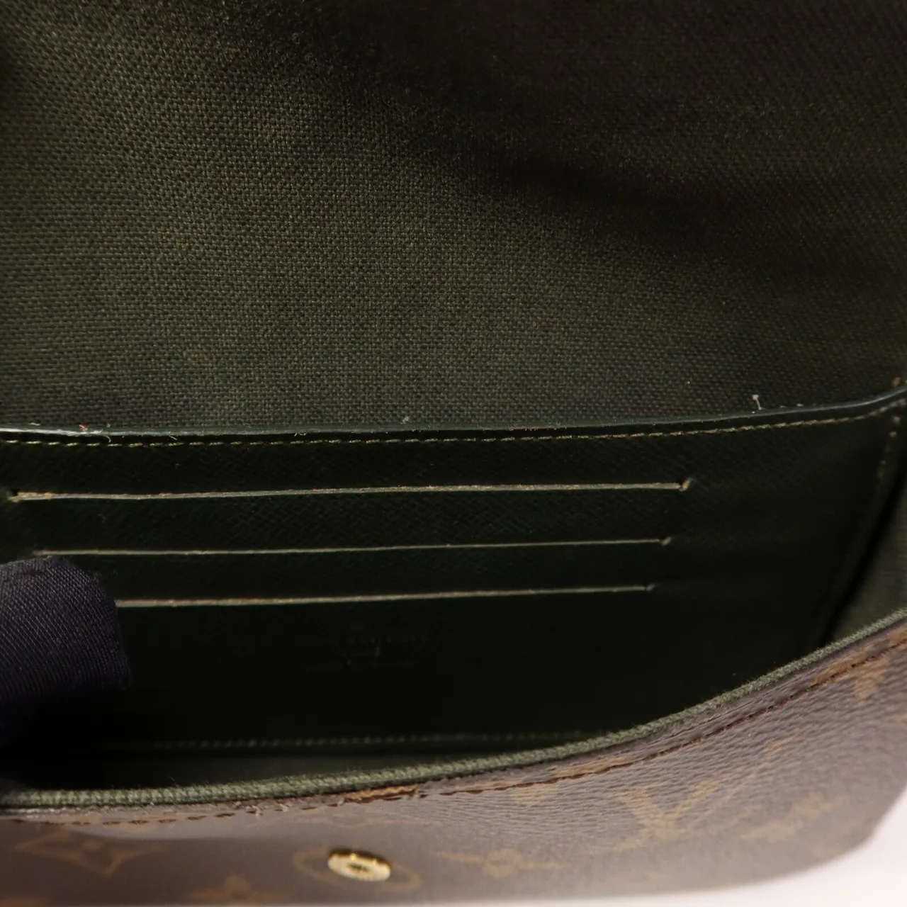 LOUIS VUITTON Felicie M80091 肩背包 塗層帆布 棕色 / 綠色 / Brown 塗層帆布 中古品B - 縮圖 21