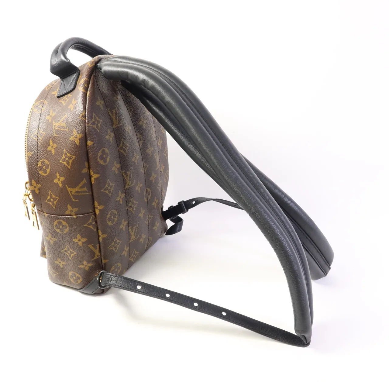 LOUIS VUITTON Palm Springs M41560 背包 塗層帆布 棕色 / Brown 塗層帆布 中古品A - 縮圖 4