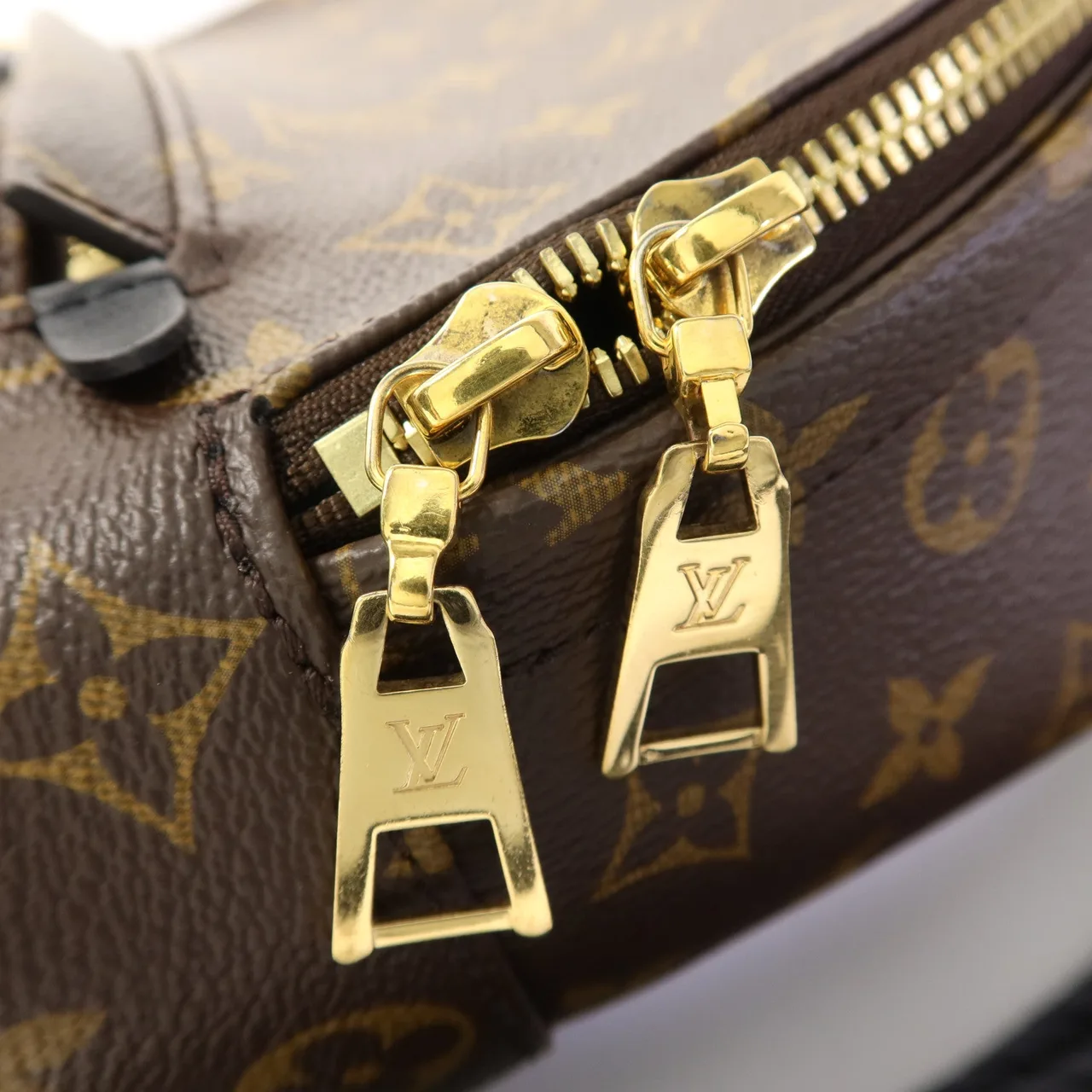 LOUIS VUITTON Palm Springs M41560 背包 塗層帆布 棕色 / Brown 塗層帆布 中古品A - 縮圖 9