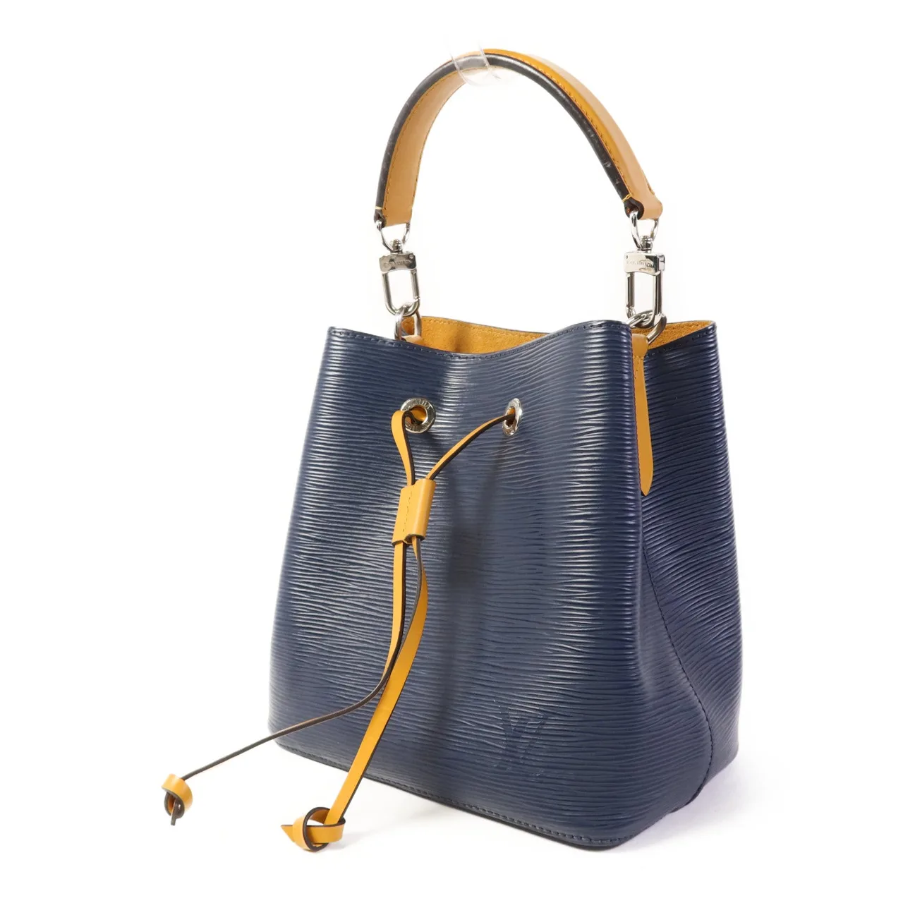 LOUIS VUITTON NeoNoe M53610 兩用包 牛皮 海軍藍 / 黃色 / Navy/Yellow 牛皮 中古品A - 縮圖 3