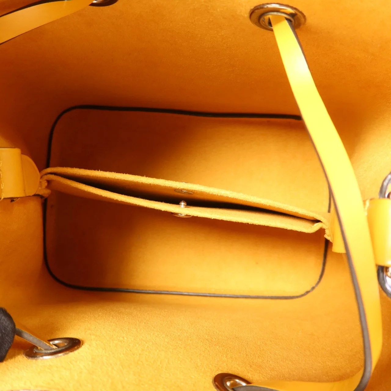 LOUIS VUITTON NeoNoe M53610 兩用包 牛皮 海軍藍 / 黃色 / Navy/Yellow 牛皮 中古品A - 縮圖 6