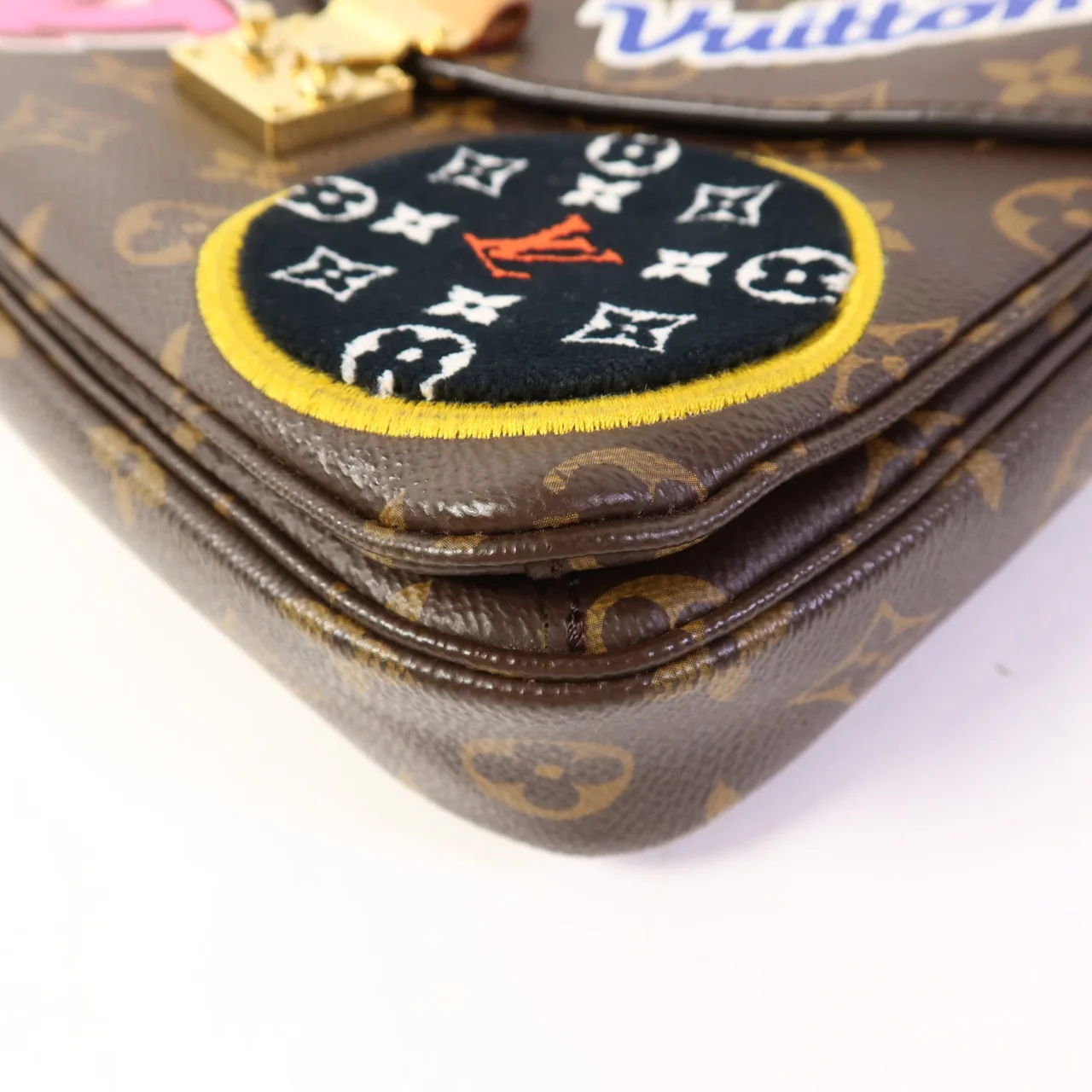 LOUIS VUITTON Pochette Metis M43991 兩用包 塗層帆布 棕色 / Brown 塗層帆布 中古品B - 縮圖 13