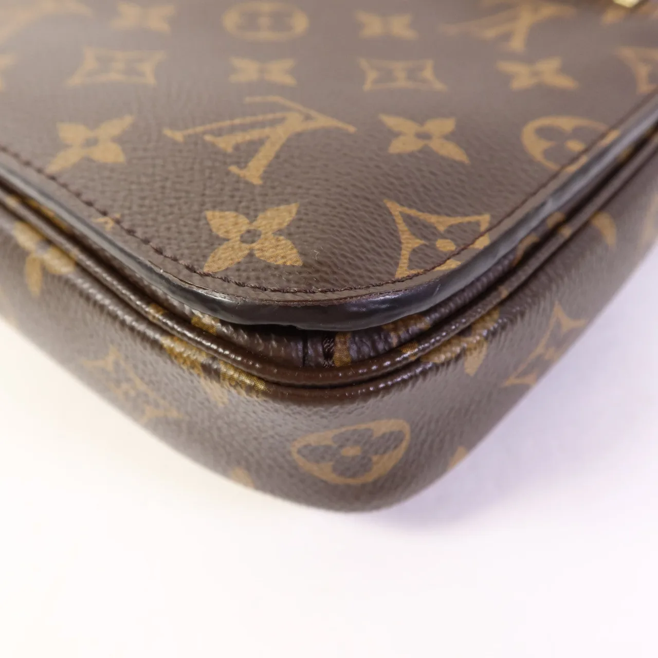 LOUIS VUITTON Pochette Metis M43991 兩用包 塗層帆布 棕色 / Brown 塗層帆布 中古品B - 縮圖 15