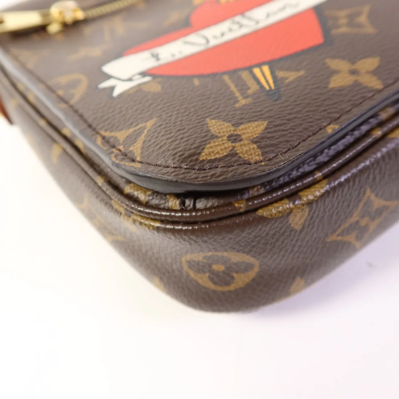 LOUIS VUITTON Pochette Metis M43991 兩用包 塗層帆布 棕色 / Brown 塗層帆布 中古品B - 縮圖 16