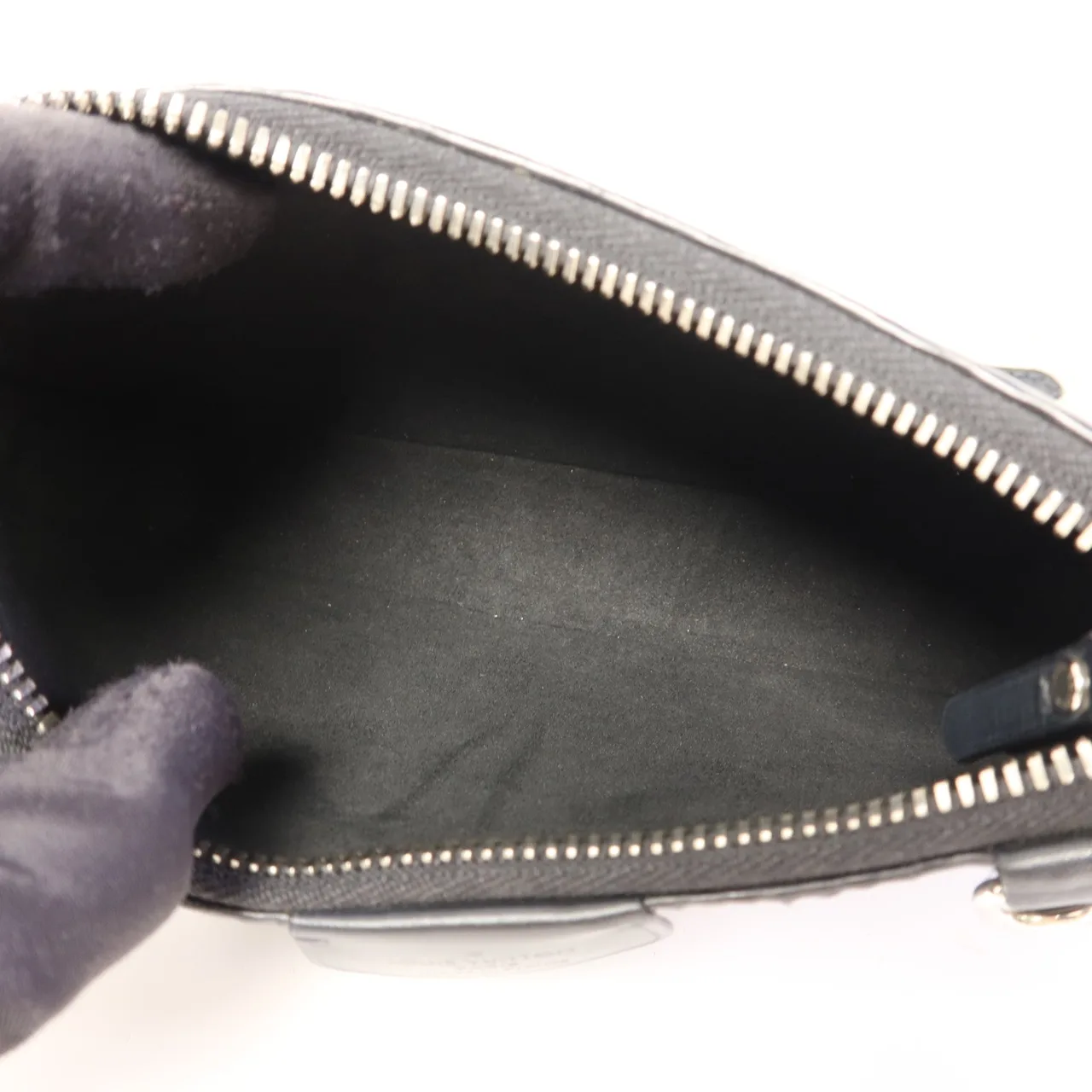 LOUIS VUITTON Easy Pouch M81070 兩用包 牛皮 黑色 / Black 牛皮 中古品A - 縮圖 6