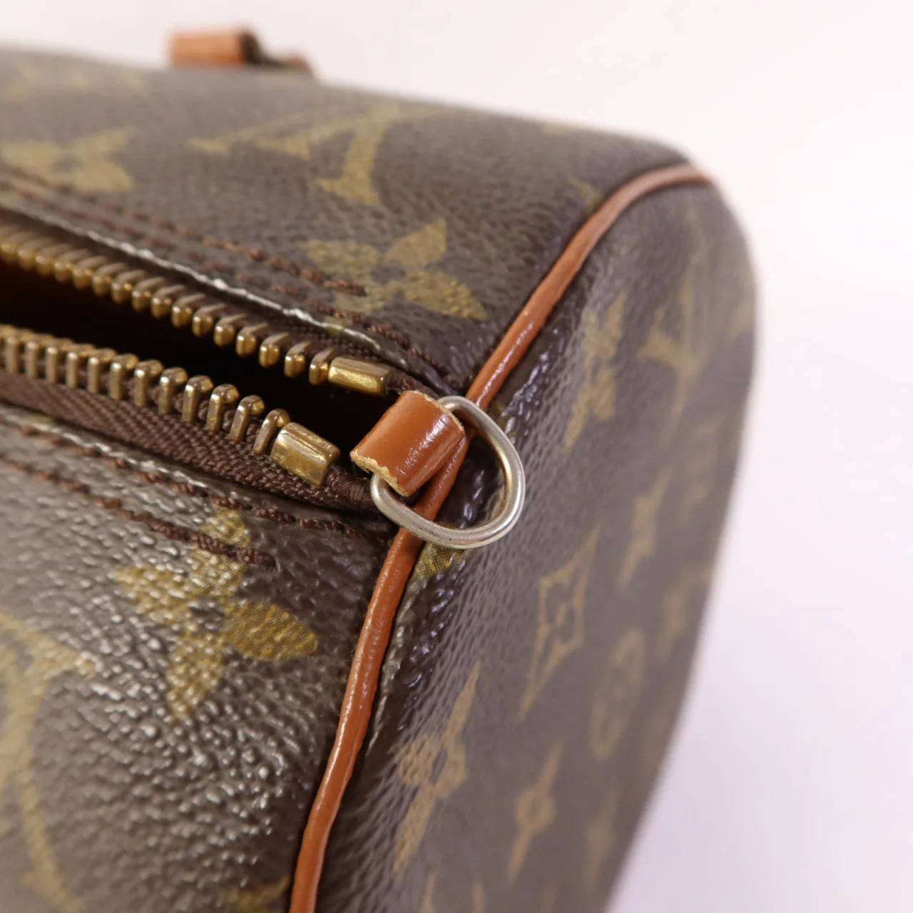 LOUIS VUITTON Papillon M51365 手提包 塗層帆布 棕色 / Brown 塗層帆布 中古品B - 縮圖 10