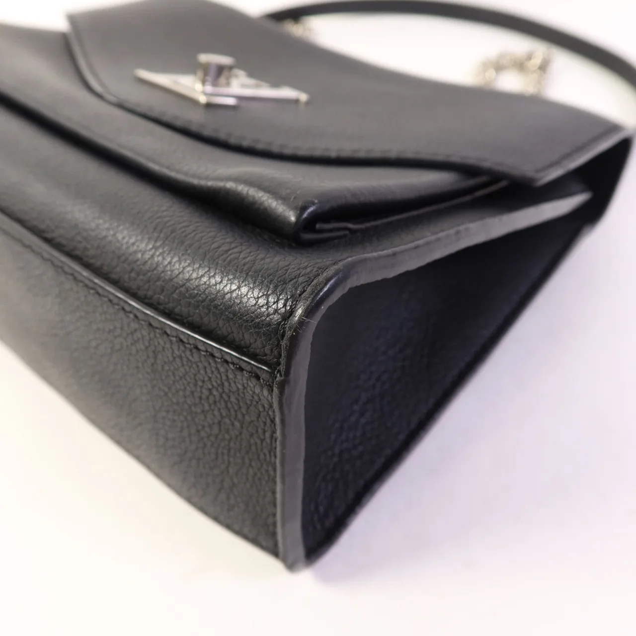 LOUIS VUITTON Lock Me M51418 肩背包 牛皮 黑色 / Black 牛皮 中古品B - 縮圖 12