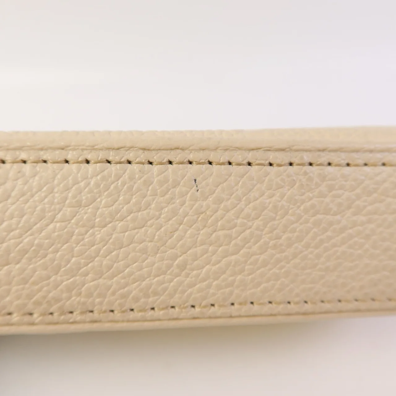 LOUIS VUITTON Easy Pouch M81066 兩用包 牛皮 米色 / Beige 牛皮 中古品A - 縮圖 14