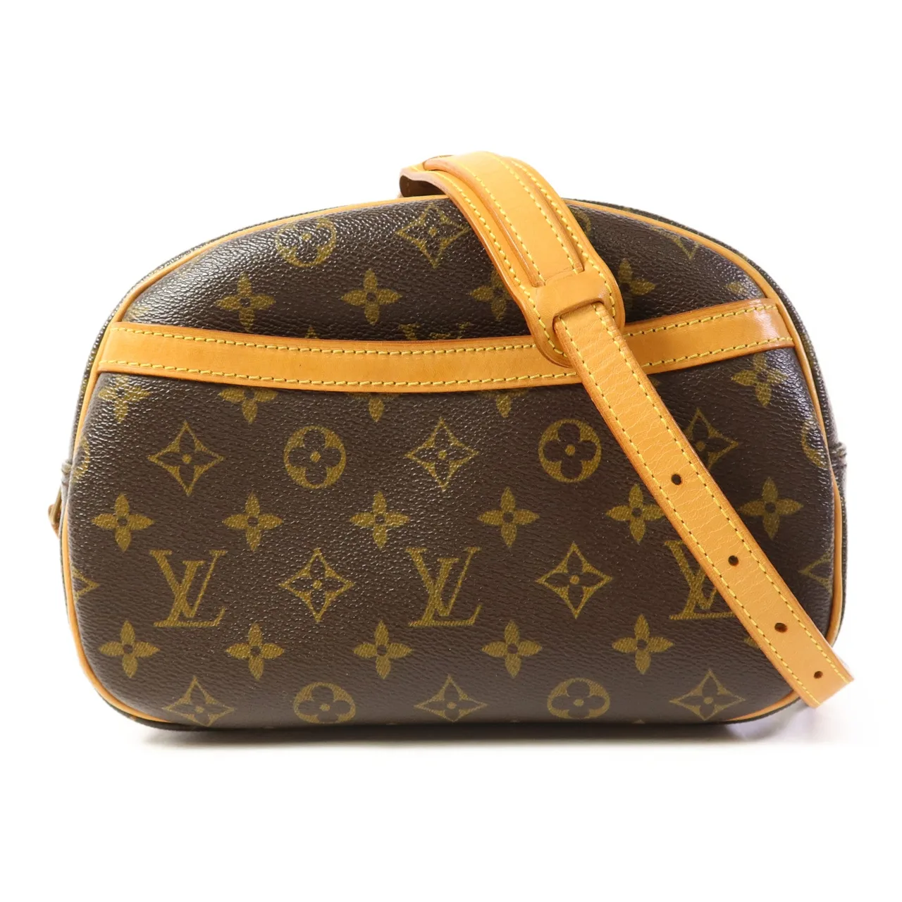 LOUIS VUITTON Blois M51221 Shoulder Bag Coated Canvas 棕色 / Brown