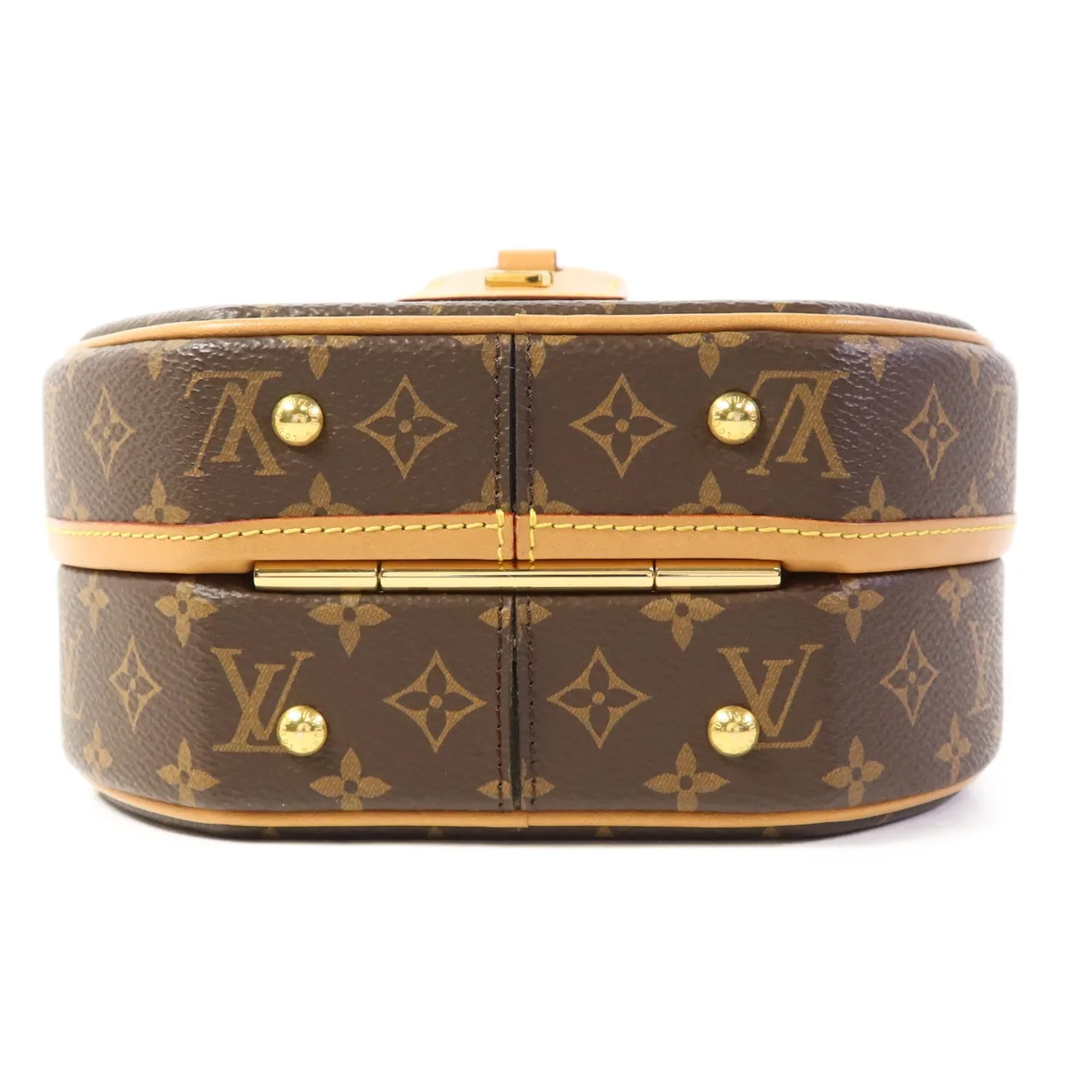 LOUIS VUITTON Petite Boite Chapeau M43514 兩用包 塗層帆布 棕色 / Brown 塗層帆布 中古品A - 縮圖 4