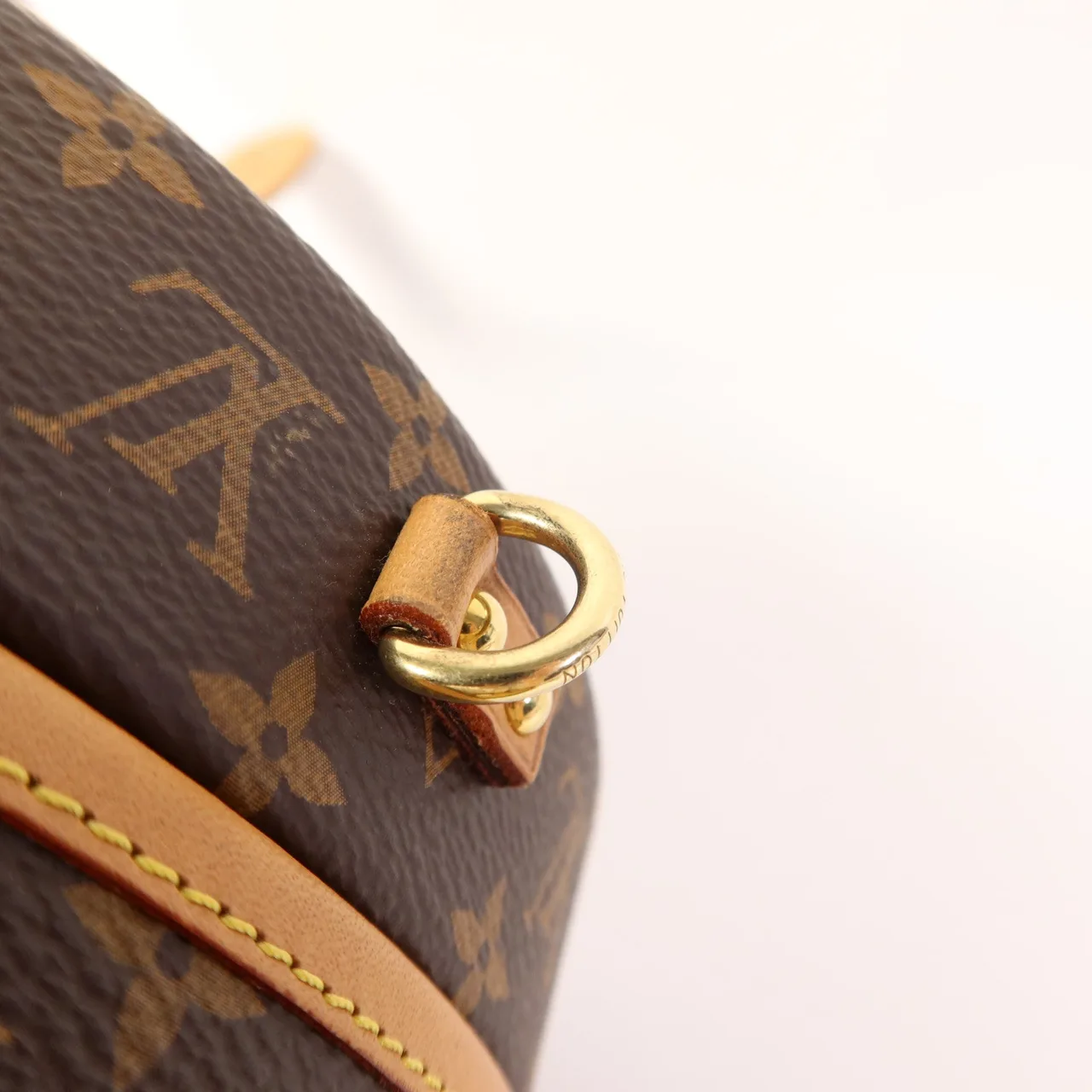 LOUIS VUITTON Petite Boite Chapeau M43514 兩用包 塗層帆布 棕色 / Brown 塗層帆布 中古品A - 縮圖 12