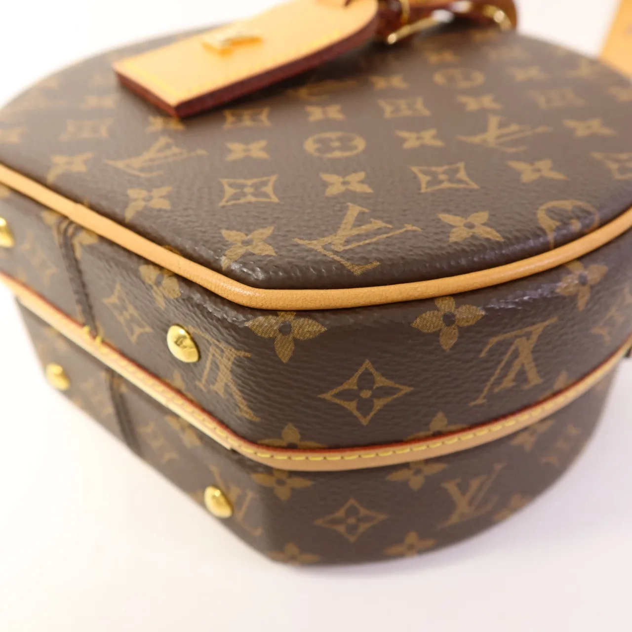 LOUIS VUITTON Petite Boite Chapeau M43514 兩用包 塗層帆布 棕色 / Brown 塗層帆布 中古品A - 縮圖 14