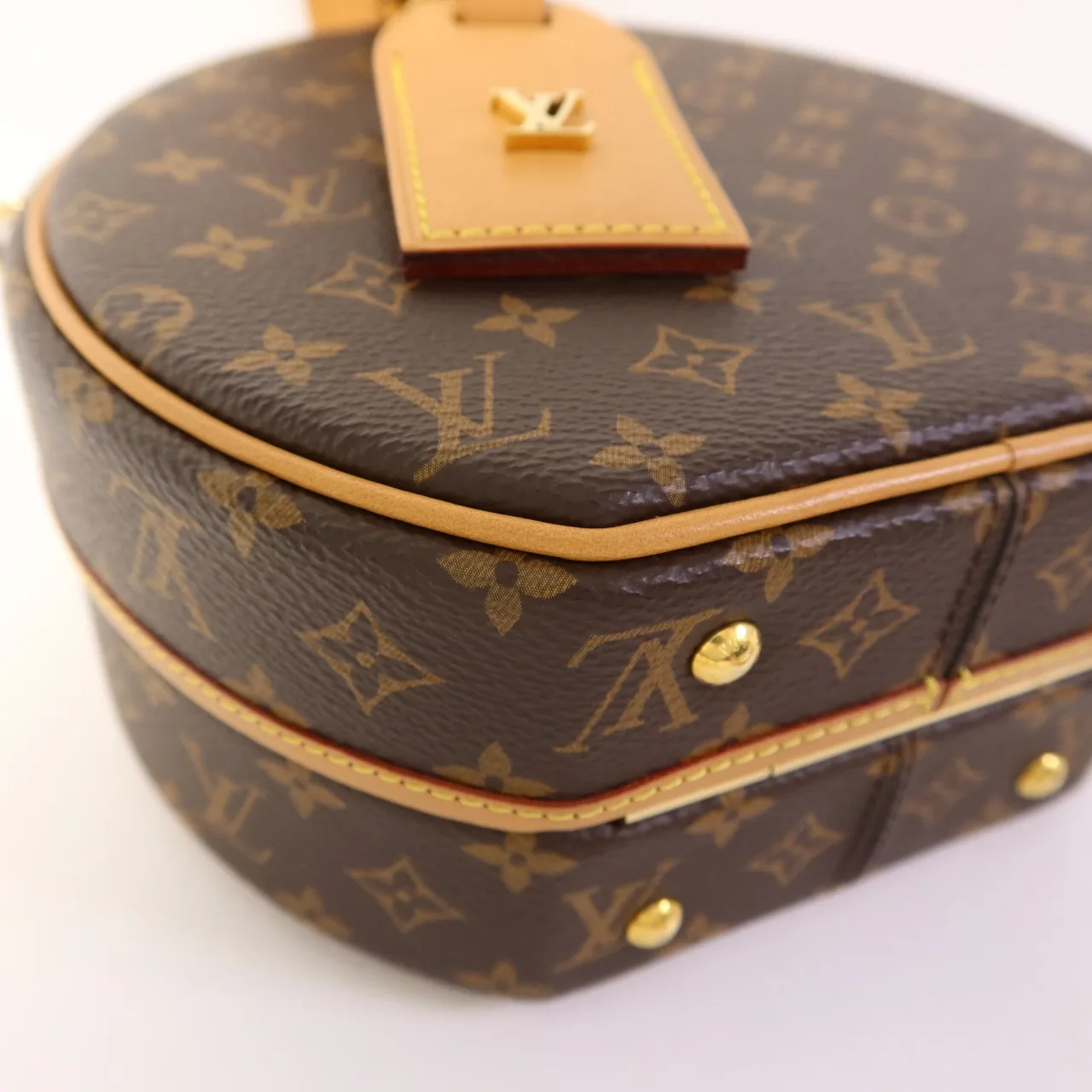 LOUIS VUITTON Petite Boite Chapeau M43514 兩用包 塗層帆布 棕色 / Brown 塗層帆布 中古品A - 縮圖 15