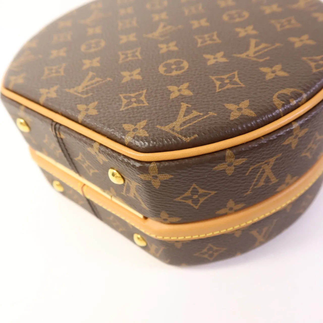 LOUIS VUITTON Petite Boite Chapeau M43514 兩用包 塗層帆布 棕色 / Brown 塗層帆布 中古品A - 縮圖 16