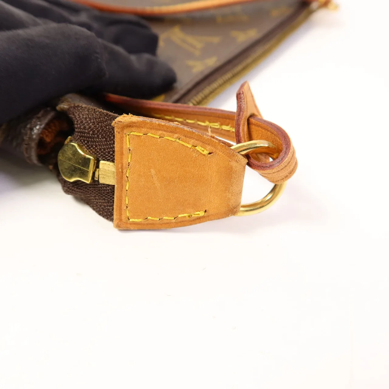 LOUIS VUITTON Pochette Accessoires M51980 化妝箱包 塗層帆布 棕色 / Brown 塗層帆布 中古品B - 縮圖 17