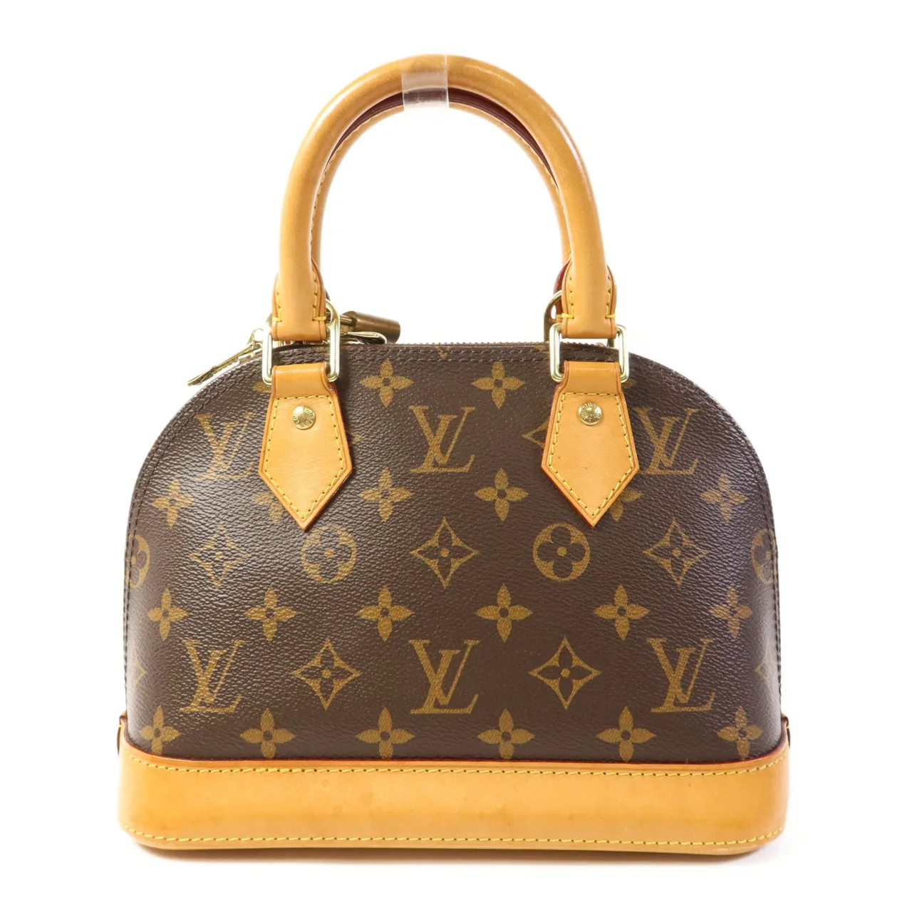 LOUIS VUITTON Alma M53152 兩用包 塗層帆布 棕色 / Brown 塗層帆布 中古品B - 縮圖 2