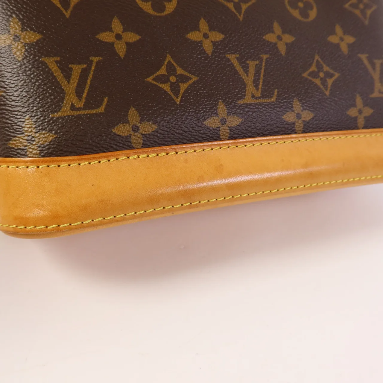 LOUIS VUITTON Alma M53152 兩用包 塗層帆布 棕色 / Brown 塗層帆布 中古品B - 縮圖 20