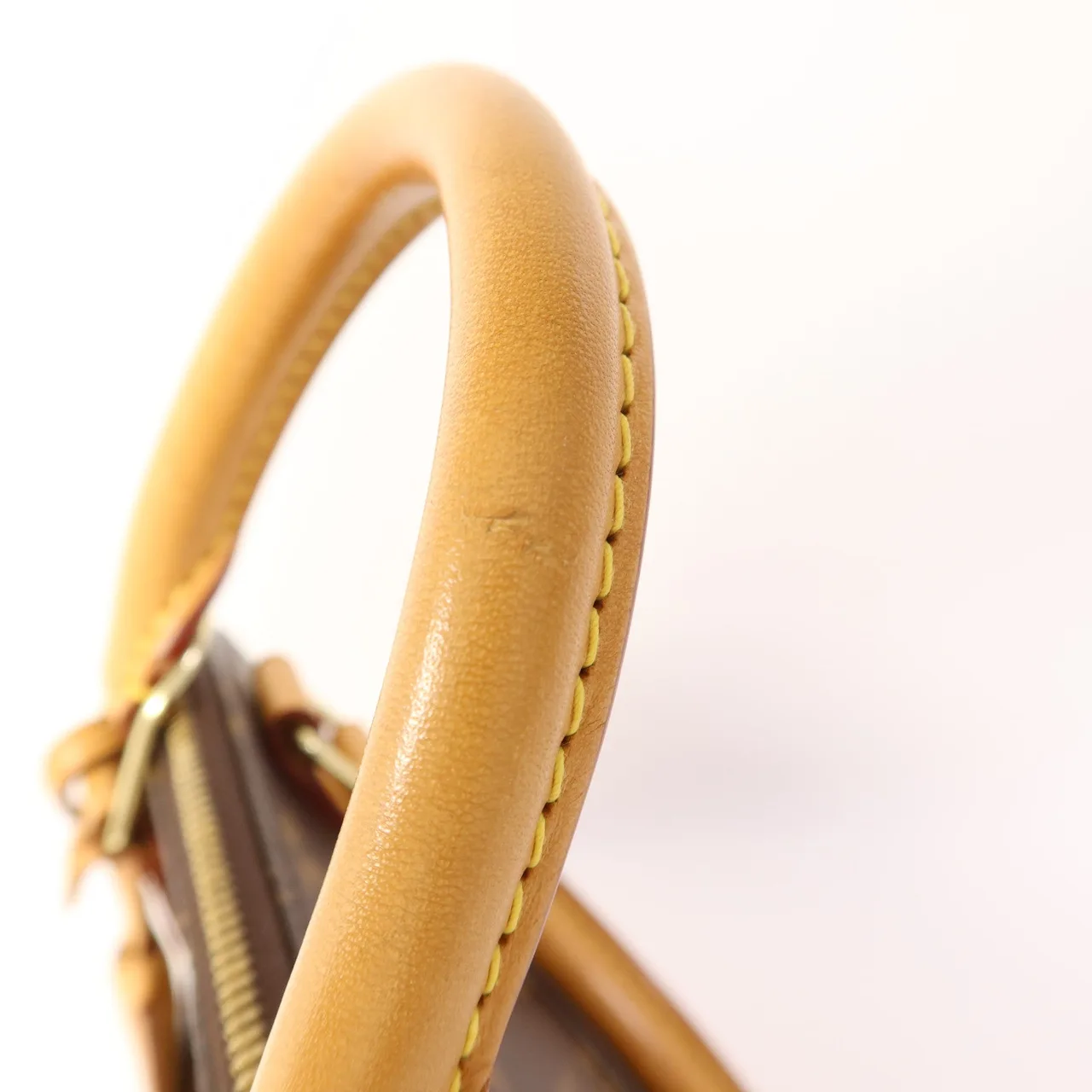 LOUIS VUITTON Alma M53152 兩用包 塗層帆布 棕色 / Brown 塗層帆布 中古品B - 縮圖 23