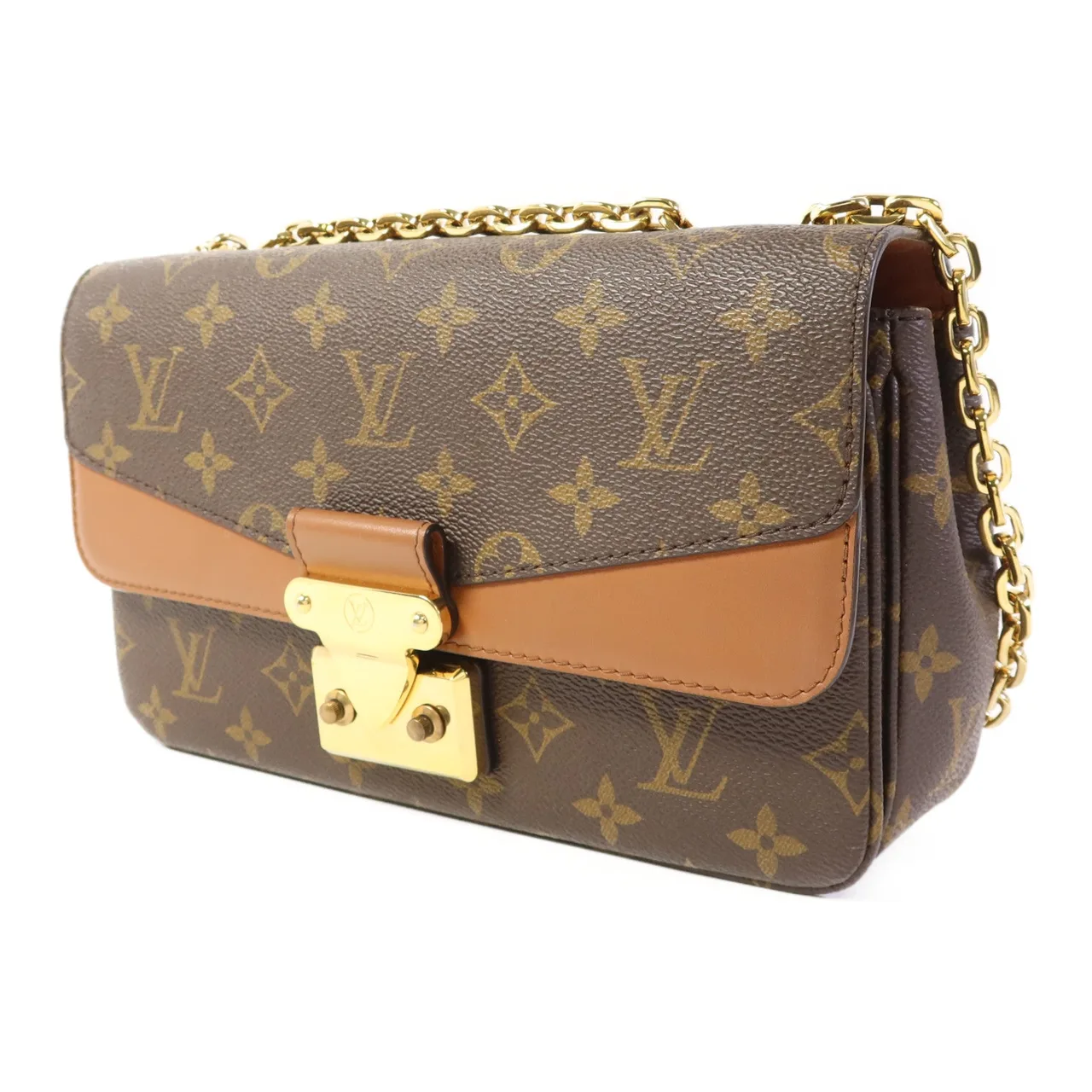 LOUIS VUITTON Marceau M46127 肩背包 塗層帆布 棕色 塗層帆布 中古品A - 縮圖 3