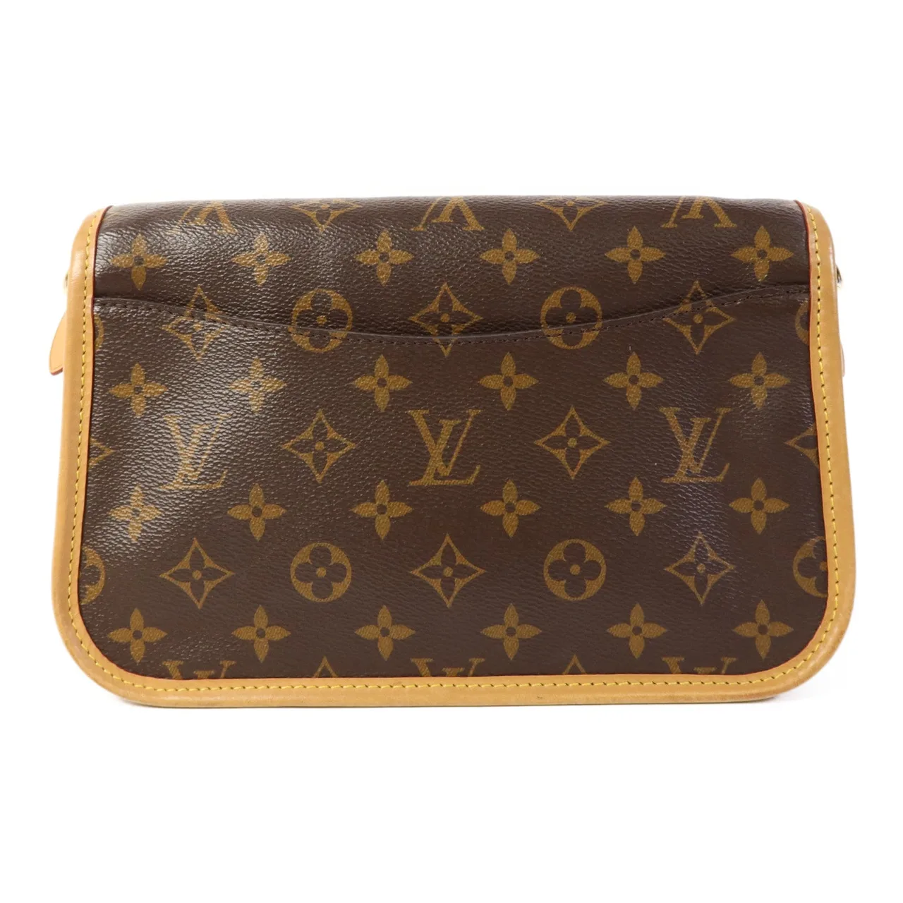 LOUIS VUITTON Diane M45985 兩用包 塗層帆布 棕色 / Brown 塗層帆布 中古品B - 縮圖 2