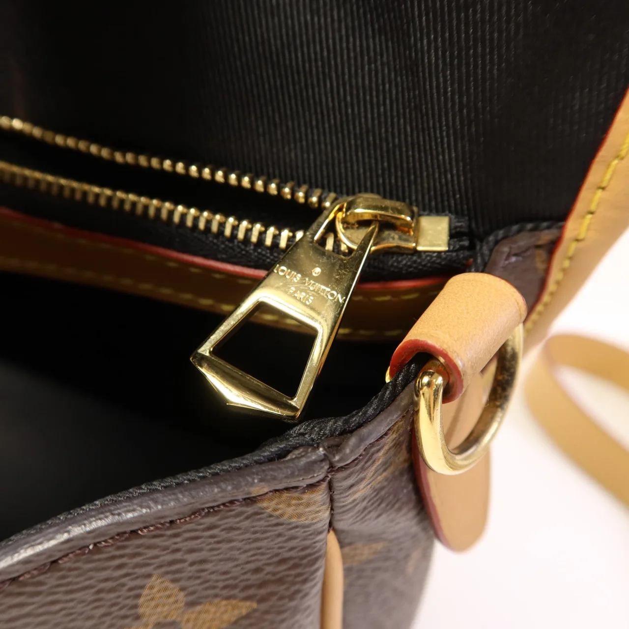 LOUIS VUITTON Diane M45985 兩用包 塗層帆布 棕色 / Brown 塗層帆布 中古品B - 縮圖 9