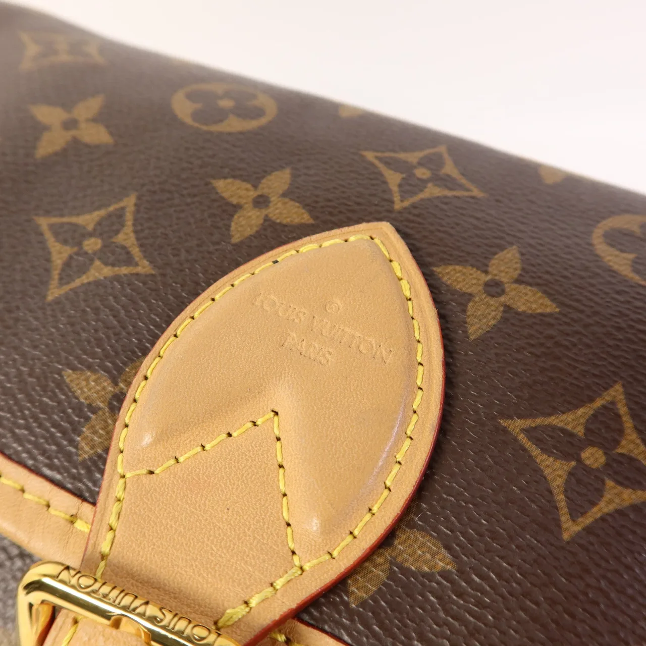 LOUIS VUITTON Diane M45985 兩用包 塗層帆布 棕色 / Brown 塗層帆布 中古品B - 縮圖 22