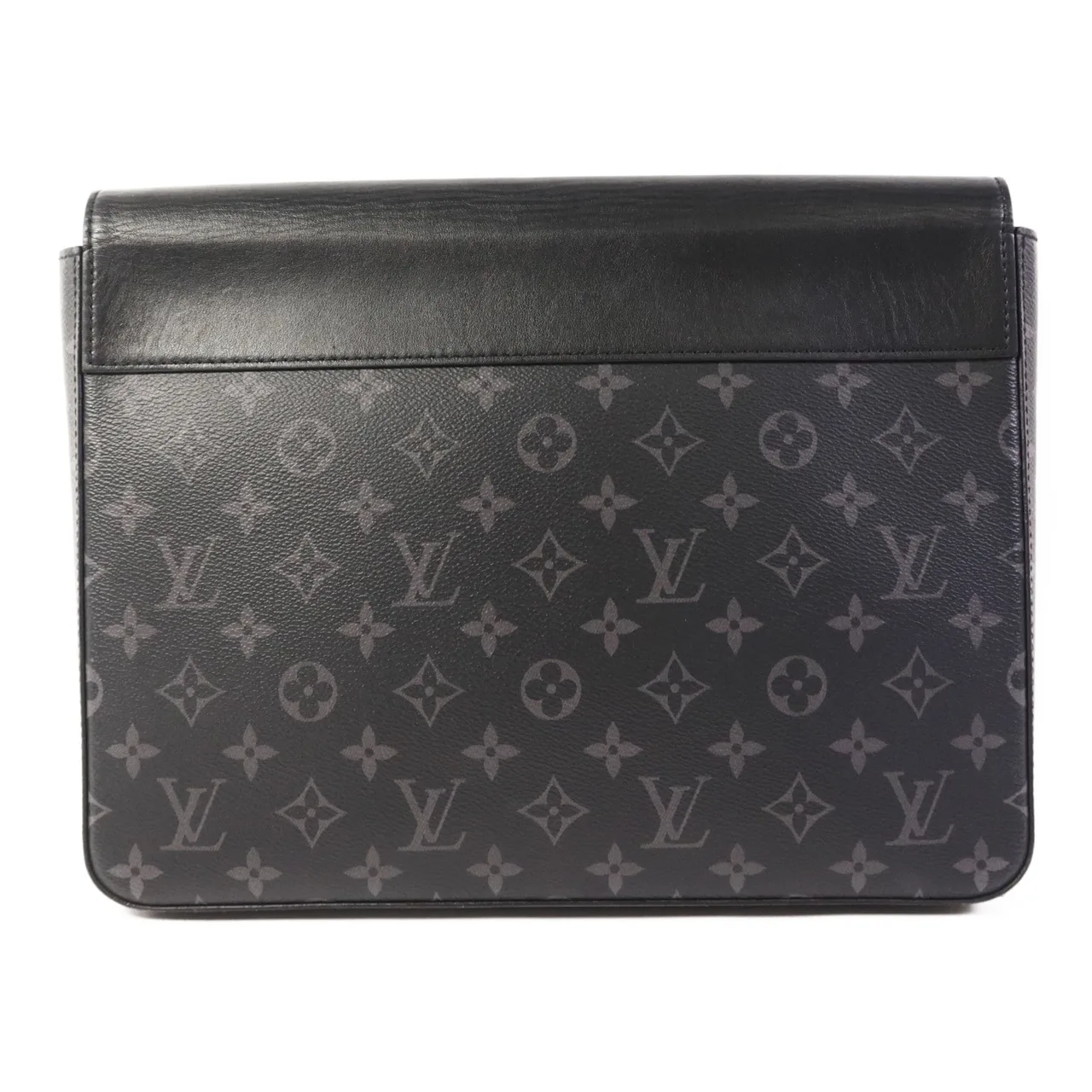 LOUIS VUITTON Steamer M80107 手拿包 塗層帆布 黑色 / Black/Grey 塗層帆布 中古品B - 縮圖 2