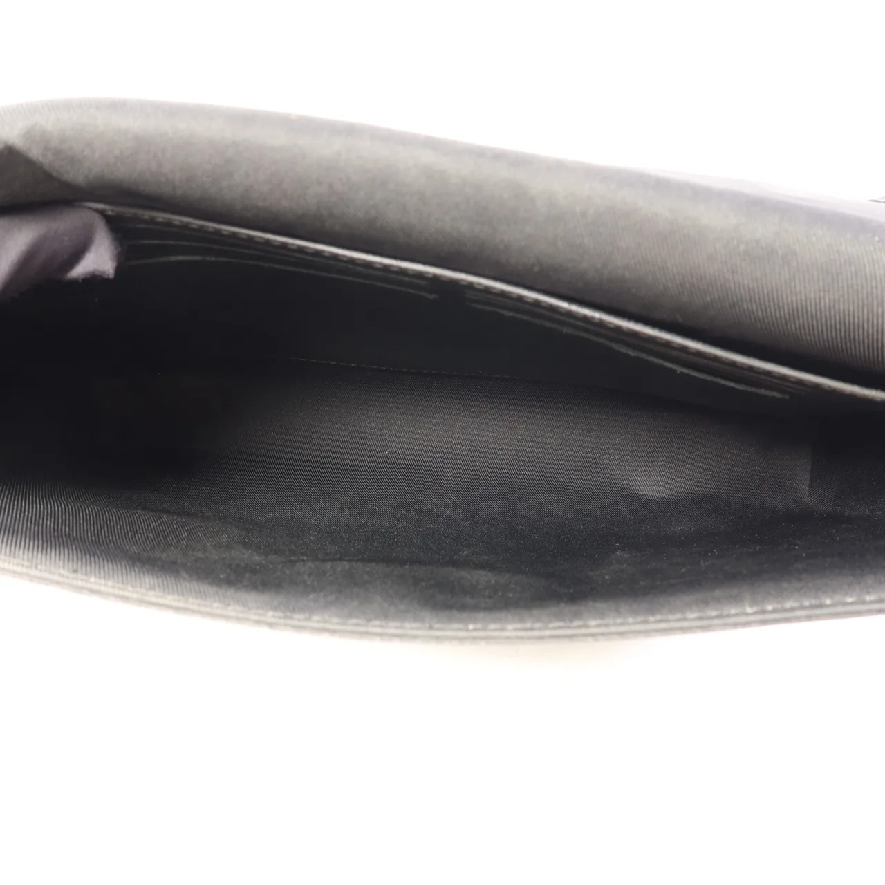 LOUIS VUITTON Steamer M80107 手拿包 塗層帆布 黑色 / Black/Grey 塗層帆布 中古品B - 縮圖 5