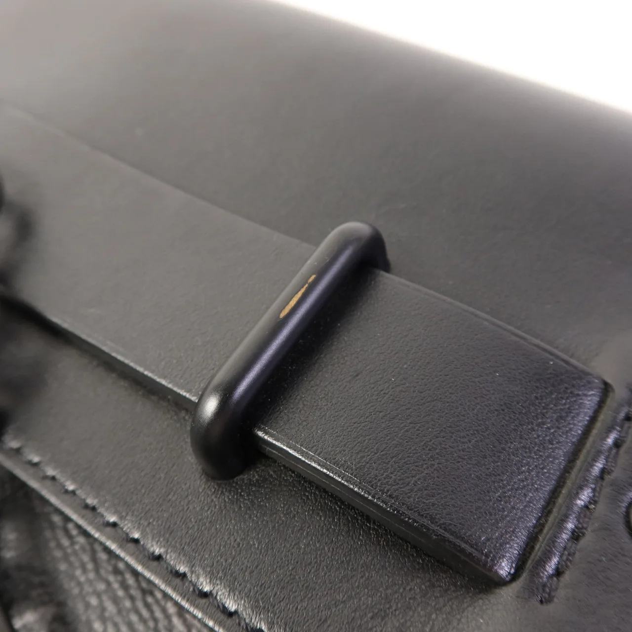 LOUIS VUITTON Steamer M80107 手拿包 塗層帆布 黑色 / Black/Grey 塗層帆布 中古品B - 縮圖 9