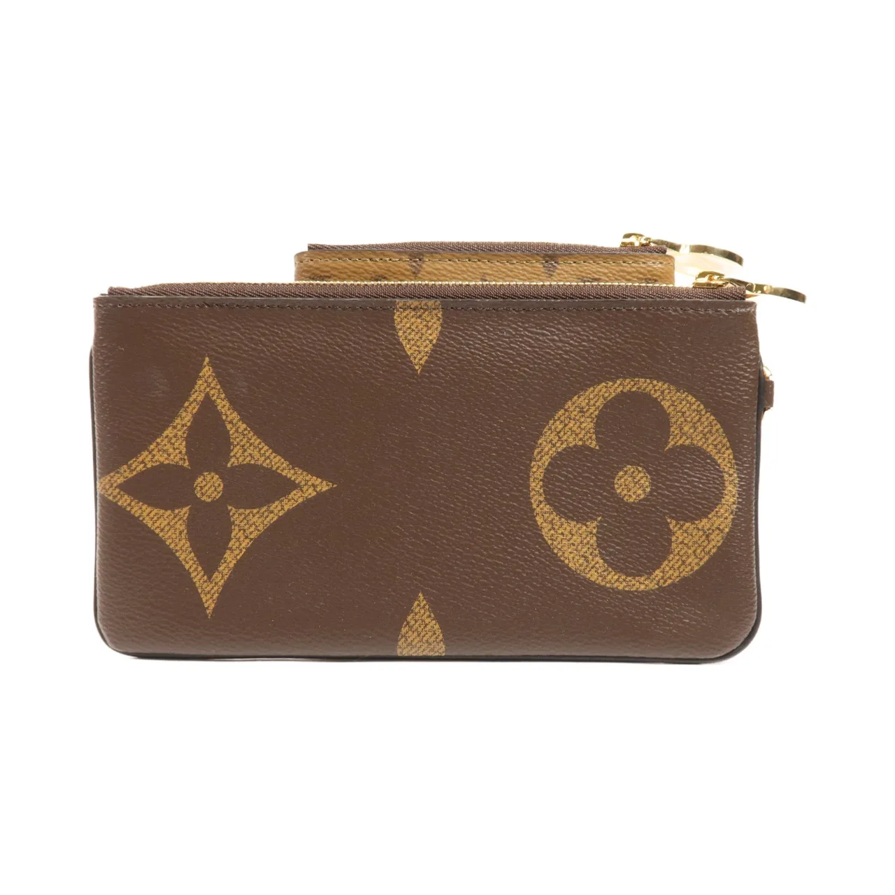 LOUIS VUITTON Pochette Trio M68756 Clutch Coated Canvas 棕色 / Brown Coated Canvas Rank A - Thumbnail 2