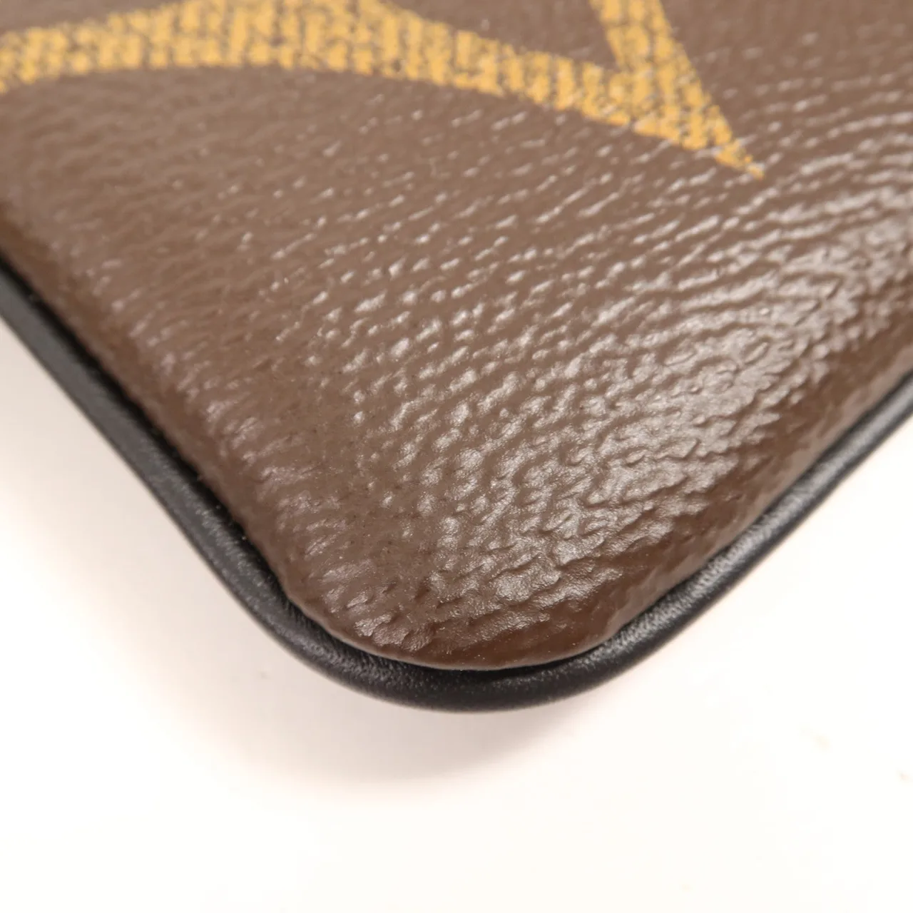 LOUIS VUITTON Pochette Trio M68756 Clutch Coated Canvas 棕色 / Brown Coated Canvas Rank A - Thumbnail 9