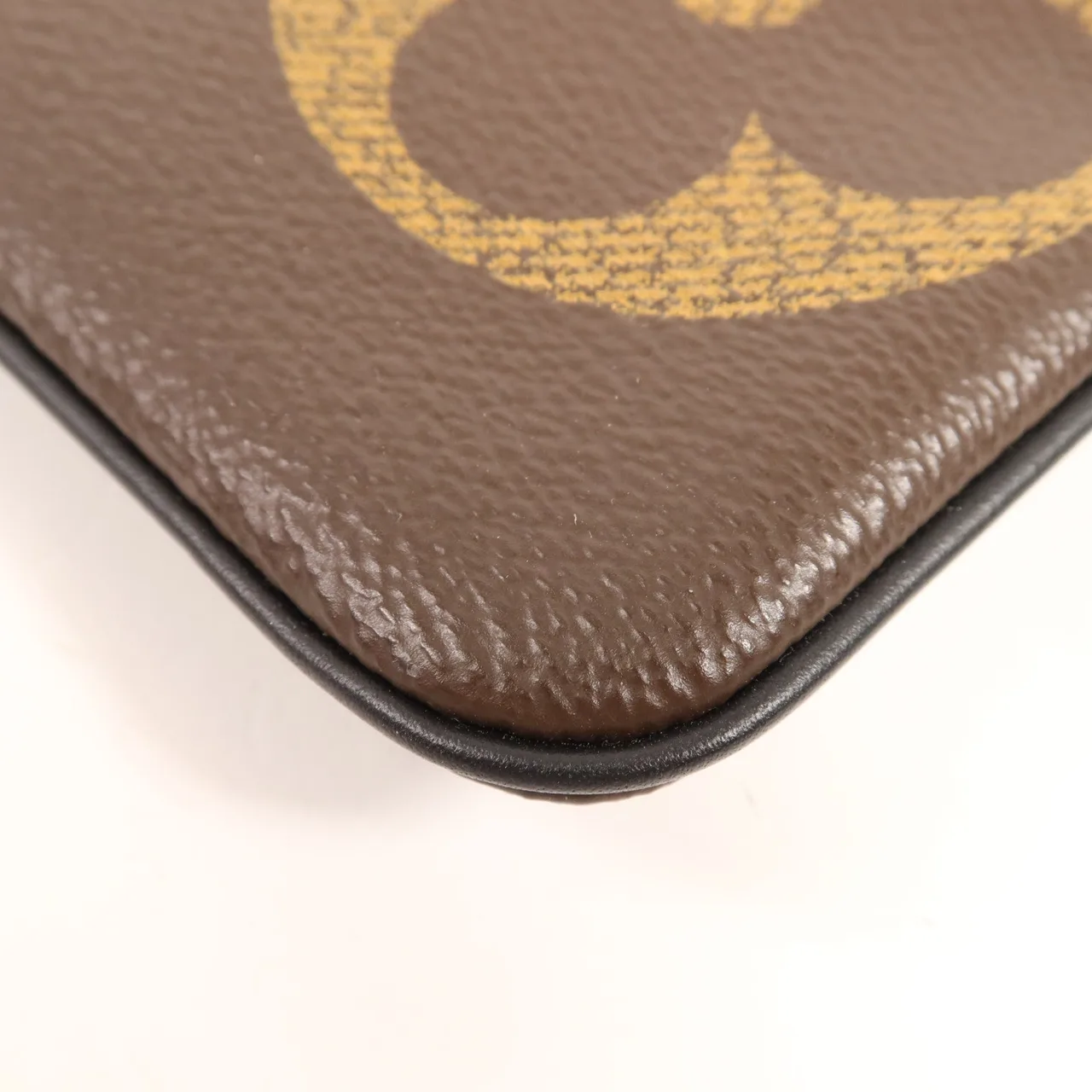 LOUIS VUITTON Pochette Trio M68756 Clutch Coated Canvas 棕色 / Brown Coated Canvas Rank A - Thumbnail 10