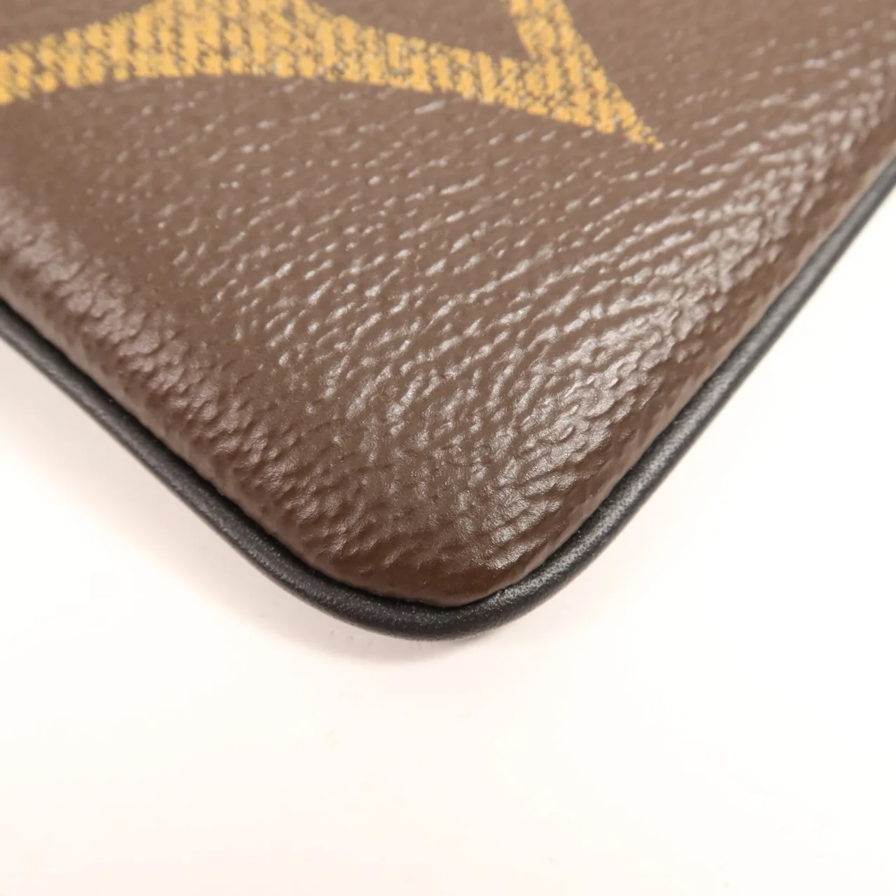 LOUIS VUITTON Pochette Trio M68756 Clutch Coated Canvas 棕色 / Brown Coated Canvas Rank A - Thumbnail 11