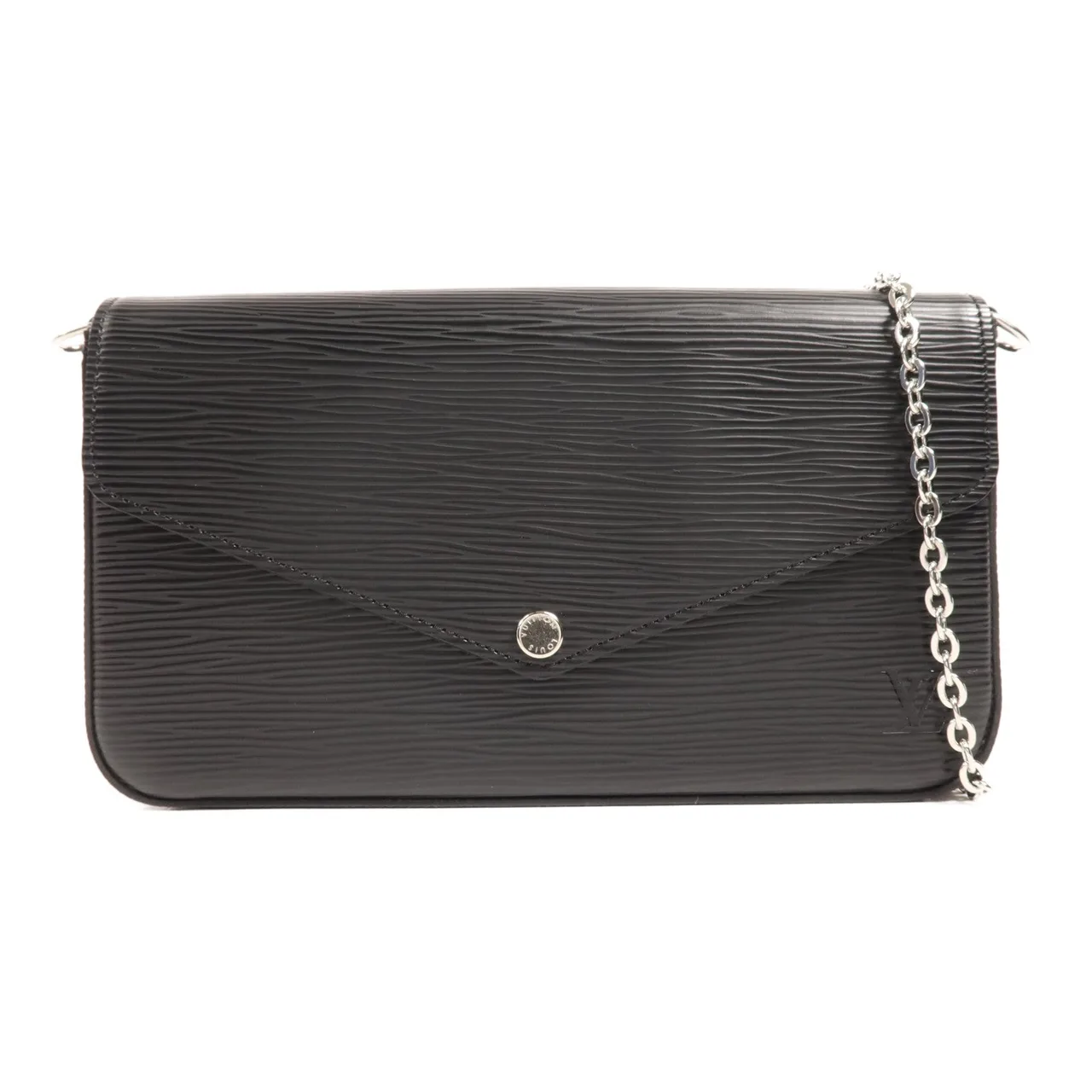 LOUIS VUITTON Felicie M62648 Shoulder Bag Leather 黑色