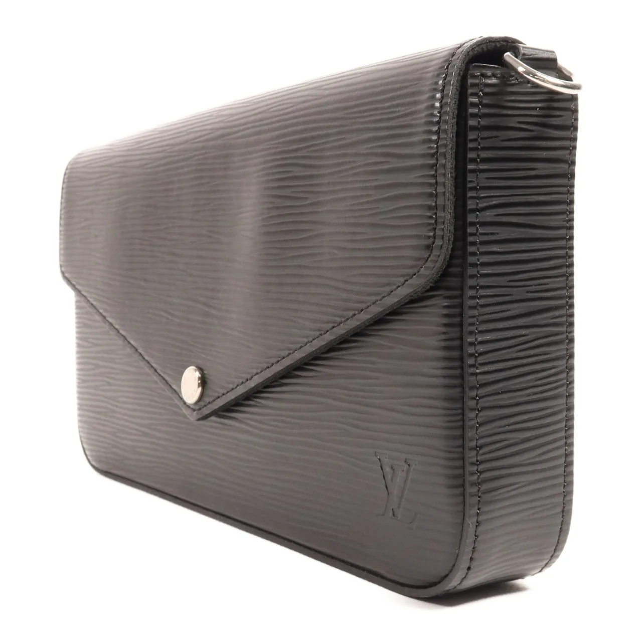 LOUIS VUITTON Felicie M62648 Shoulder Bag Leather 黑色 Leather Rank A - Thumbnail 3