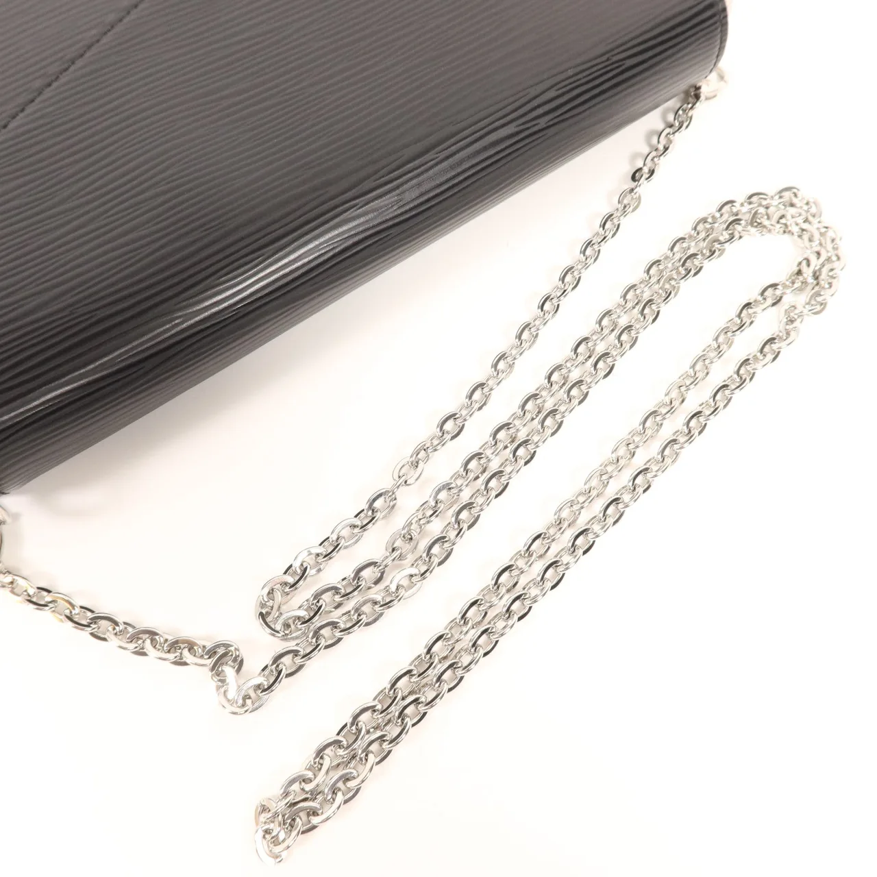 LOUIS VUITTON Felicie M62648 Shoulder Bag Leather 黑色 Leather Rank A - Thumbnail 8