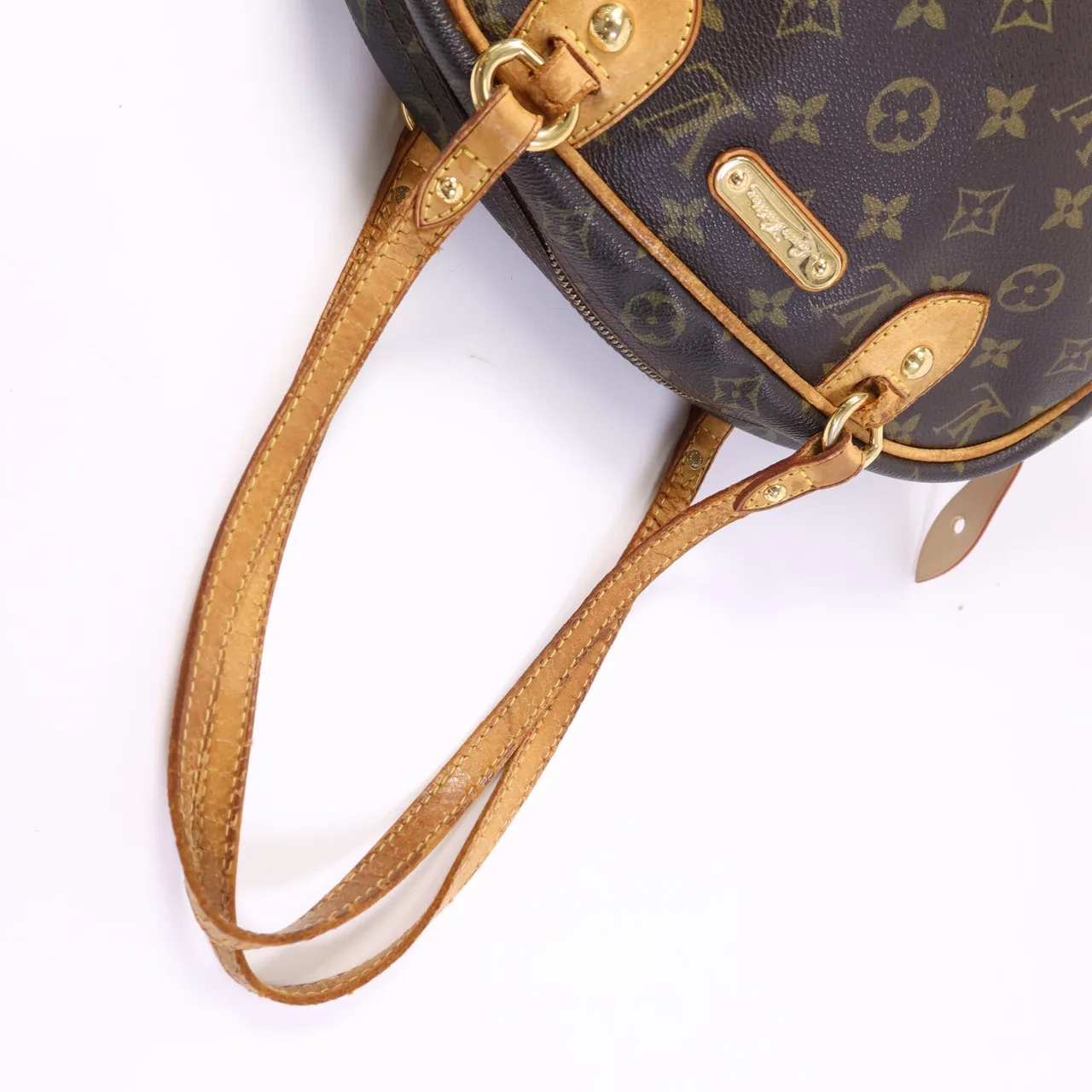 LOUIS VUITTON Montorgueil M95565 Shoulder Bag Coated Canvas 棕色 Coated Canvas Rank C - Thumbnail 13