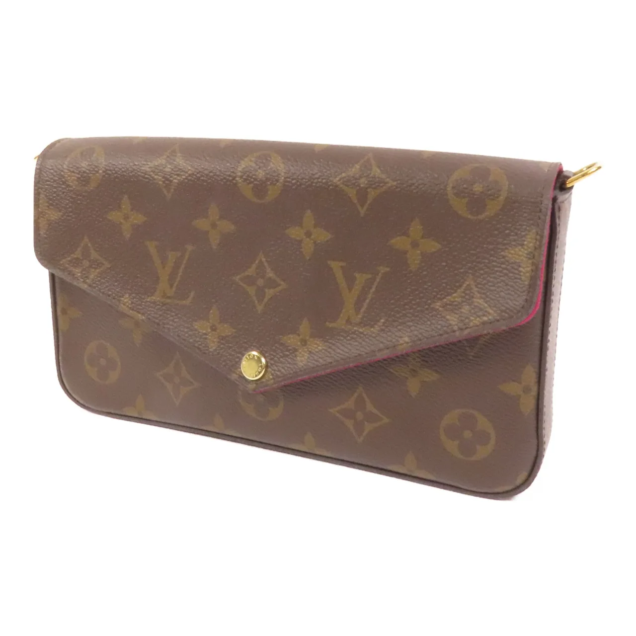 LOUIS VUITTON Felicie M61276 Shoulder Bag Coated Canvas 棕色 / Brown Coated Canvas Rank A - Thumbnail 3