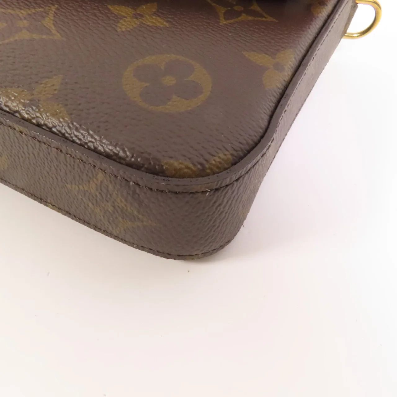 LOUIS VUITTON Felicie M61276 Shoulder Bag Coated Canvas 棕色 / Brown Coated Canvas Rank A - Thumbnail 12