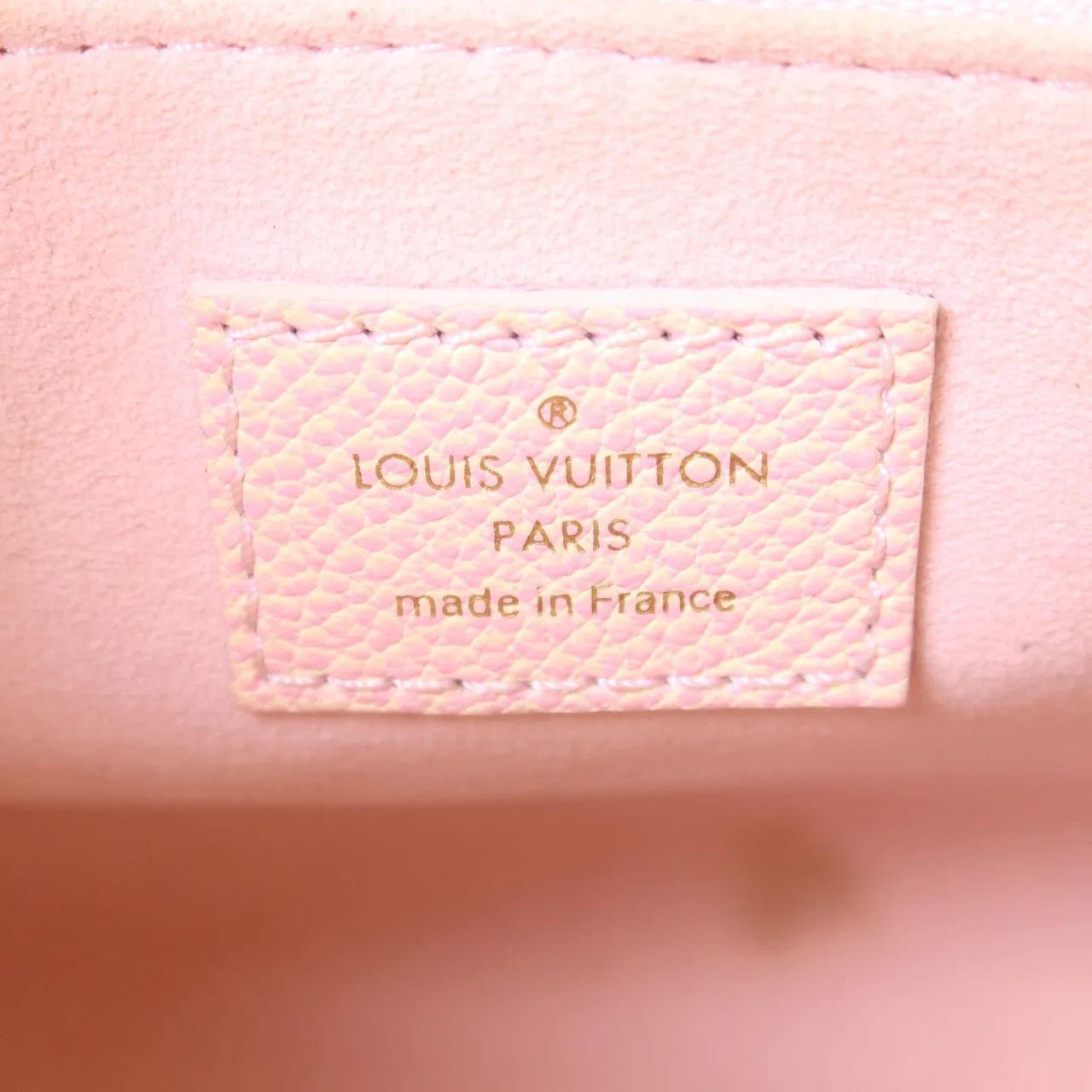 LOUIS VUITTON OnTheGo M46168 2-Way Bag Calfskin 粉色 / 黃色 / Light Pink/Yellow Calfskin Rank B - Thumbnail 7
