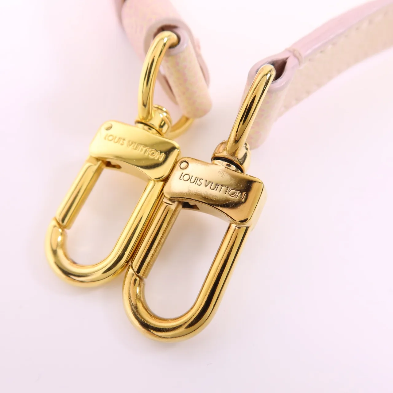 LOUIS VUITTON OnTheGo M46168 2-Way Bag Calfskin 粉色 / 黃色 / Light Pink/Yellow Calfskin Rank B - Thumbnail 10